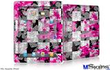 iPad Skin - Checker Skull Splatter