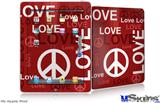iPad Skin - Love and Peace Red