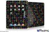 iPad Skin - Kearas Hearts Black