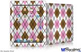 iPad Skin - Argyle Pink and Brown