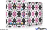 iPad Skin - Argyle Pink and Gray