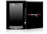 We Can-cer Vive Beast Cancer - Decal Style Skin for Amazon Kindle DX