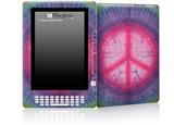Tie Dye Peace Sign 110 - Decal Style Skin for Amazon Kindle DX