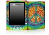 Tie Dye Peace Sign 111 - Decal Style Skin for Amazon Kindle DX