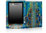 Tie Dye Spine 106 - Decal Style Skin for Amazon Kindle DX