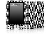 Skull Checkerboard - Decal Style Skin for Amazon Kindle DX