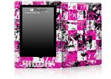 Pink Graffiti - Decal Style Skin for Amazon Kindle DX