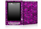 Pink Skull Bones - Decal Style Skin for Amazon Kindle DX