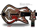 Weaving Spiders Decal Style Skin - fits Warriors Of Rock Guitar Hero Guitar (GUITAR NOT INCLUDED)
