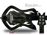 5ht-2a Decal Style Skin - fits Warriors Of Rock Guitar Hero Guitar (GUITAR NOT INCLUDED)
