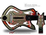 Flutter Decal Style Skin - fits Warriors Of Rock Guitar Hero Guitar (GUITAR NOT INCLUDED)