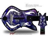 Flowery Decal Style Skin - fits Warriors Of Rock Guitar Hero Guitar (GUITAR NOT INCLUDED)