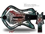 Tissue Decal Style Skin - fits Warriors Of Rock Guitar Hero Guitar (GUITAR NOT INCLUDED)
