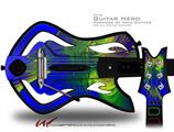 Unbalanced Decal Style Skin - fits Warriors Of Rock Guitar Hero Guitar (GUITAR NOT INCLUDED)