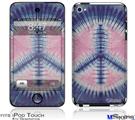 iPod Touch 4G Decal Style Vinyl Skin - Tie Dye Peace Sign 101