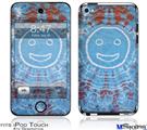 iPod Touch 4G Decal Style Vinyl Skin - Tie Dye Happy 101