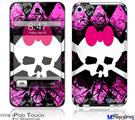 iPod Touch 4G Decal Style Vinyl Skin - Pink Diamond Skull