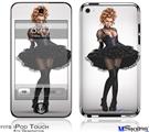 iPod Touch 4G Decal Style Vinyl Skin - Goth Princess Pin Up Girl