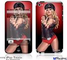 iPod Touch 4G Decal Style Vinyl Skin - LA Womx Pin Up Girl