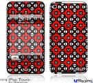 iPod Touch 4G Decal Style Vinyl Skin - Goth Punk Skulls