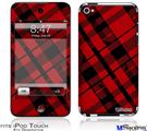 iPod Touch 4G Decal Style Vinyl Skin - Red Plaid