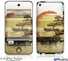 iPod Touch 4G Decal Style Vinyl Skin - Bonsai Sunset