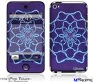 iPod Touch 4G Decal Style Vinyl Skin - Tie Dye Purple Stars