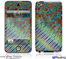 iPod Touch 4G Decal Style Vinyl Skin - Tie Dye Mixed Rainbow
