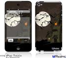 iPod Touch 4G Decal Style Vinyl Skin - Halloween Haunted House
