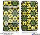 iPod Touch 4G Decal Style Vinyl Skin - Daisies Yellow
