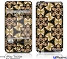 iPod Touch 4G Decal Style Vinyl Skin - Leave Pattern 1 Brown