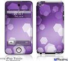 iPod Touch 4G Decal Style Vinyl Skin - Bokeh Hex Purple