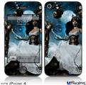 iPhone 4 Decal Style Vinyl Skin - Heptameron (DOES NOT fit newer iPhone 4S)
