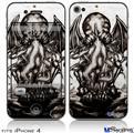 iPhone 4 Decal Style Vinyl Skin - Thulhu (DOES NOT fit newer iPhone 4S)