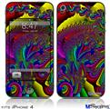 iPhone 4 Decal Style Vinyl Skin - And This Is Your Brain On Drugs (DOES NOT fit newer iPhone 4S)