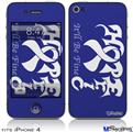 iPhone 4 Decal Style Vinyl Skin - Hope Eric (DOES NOT fit newer iPhone 4S)