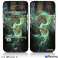 iPhone 4 Decal Style Vinyl Skin - Alone (DOES NOT fit newer iPhone 4S)