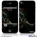 iPhone 4 Decal Style Vinyl Skin - Bubbles (DOES NOT fit newer iPhone 4S)