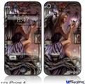 iPhone 4 Decal Style Vinyl Skin - Fireflies (DOES NOT fit newer iPhone 4S)