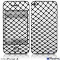 iPhone 4 Decal Style Vinyl Skin - Fishnets (DOES NOT fit newer iPhone 4S)