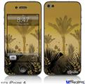 iPhone 4 Decal Style Vinyl Skin - Summer Palm Trees (DOES NOT fit newer iPhone 4S)