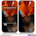 iPhone 4 Decal Style Vinyl Skin - Fall Oranges (DOES NOT fit newer iPhone 4S)
