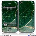 iPhone 4 Decal Style Vinyl Skin - Leaves (DOES NOT fit newer iPhone 4S)