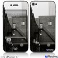 iPhone 4 Decal Style Vinyl Skin - Urban Detail (DOES NOT fit newer iPhone 4S)
