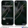 iPhone 4 Decal Style Vinyl Skin - Whisps 2 (DOES NOT fit newer iPhone 4S)