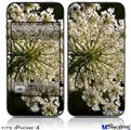 iPhone 4 Decal Style Vinyl Skin - Blossoms (DOES NOT fit newer iPhone 4S)