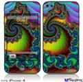 iPhone 4 Decal Style Vinyl Skin - Carnival (DOES NOT fit newer iPhone 4S)
