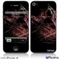 iPhone 4 Decal Style Vinyl Skin - Encounter (DOES NOT fit newer iPhone 4S)