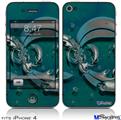 iPhone 4 Decal Style Vinyl Skin - Dragon1 (DOES NOT fit newer iPhone 4S)