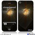 iPhone 4 Decal Style Vinyl Skin - Fireball (DOES NOT fit newer iPhone 4S)